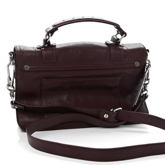 PROENZA SCHOULER Lambskin Tiny PS1 Lux Satchel Cordovan - Picture 3 of 16